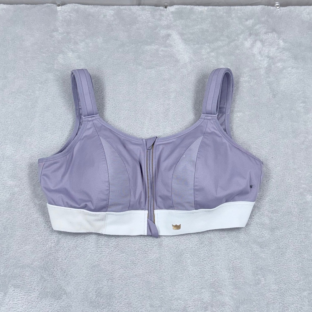 Shefit Ultimate Sports Bra Women 2Luxe Purple High Impact Front Zip Adjustable